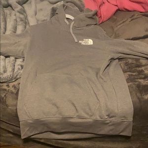 Grey Northface hoodie